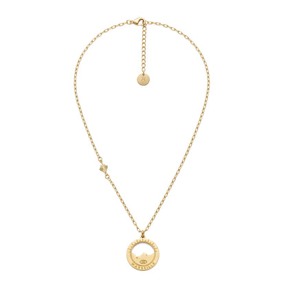 collier Malmousque maille forçat pampille losange soleil — médaille Marseille ajourée, bijou doré à l'or fin Ligne Bleue, fabriqué à Marseille